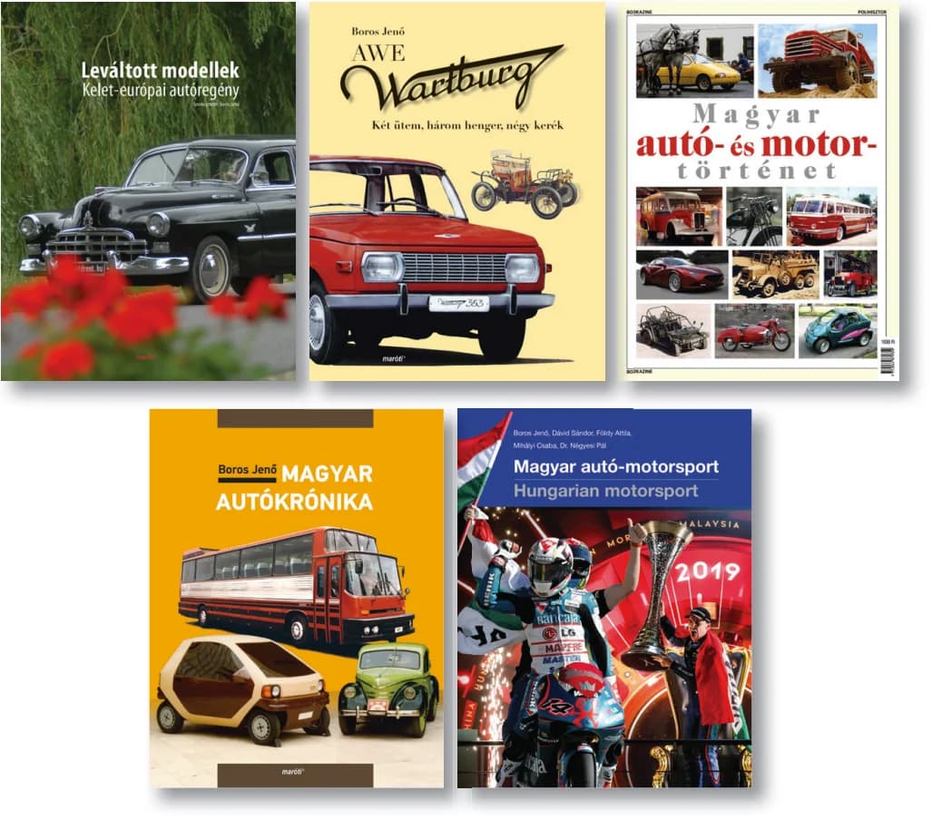 Boros Jenő korábbi könyvei